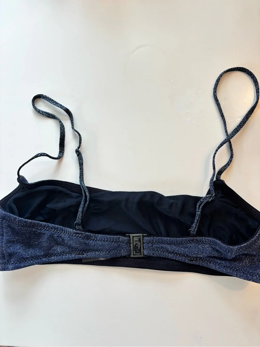 Triangl swimwear Navy Blue Shimmer Bikini Set